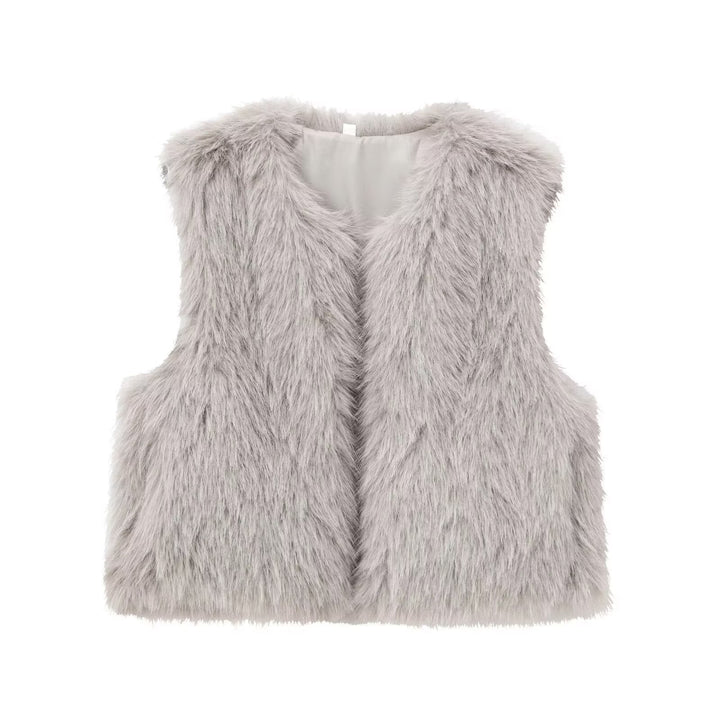 Juliana | Statement Faux Fur Gilet Sleeveless For Women