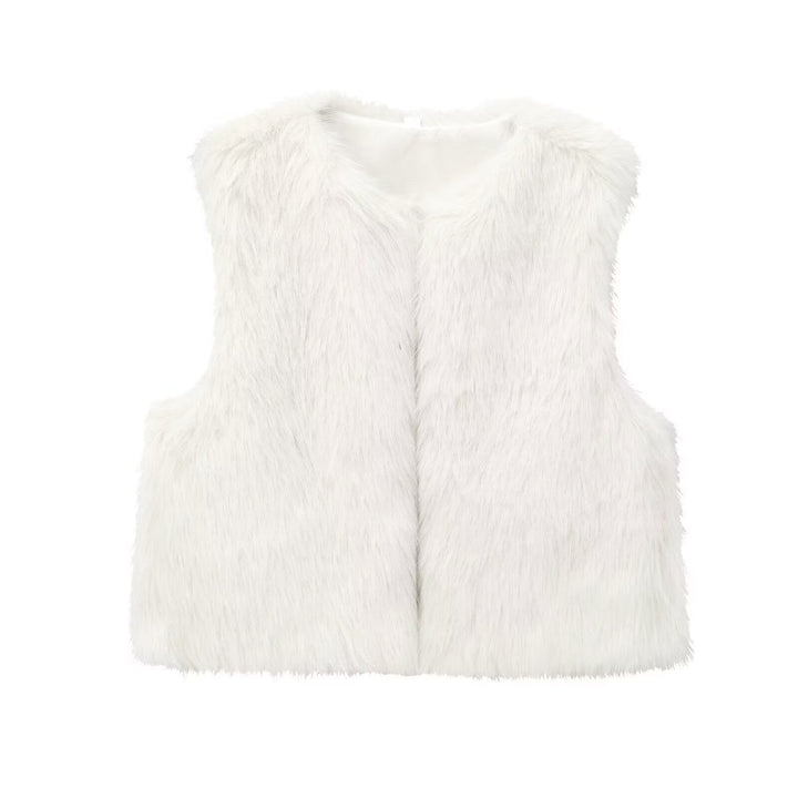 Juliana | Statement Faux Fur Gilet Sleeveless For Women