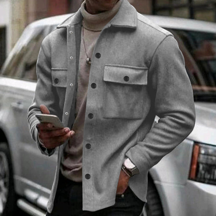 Dorian | Relaxed Long-Sleeve Overshirt for Men