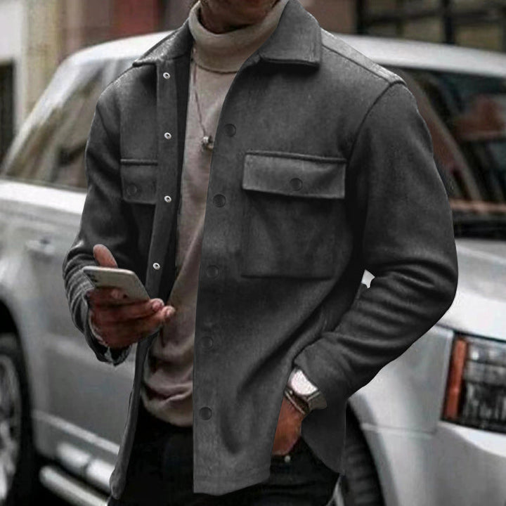 Dorian | Relaxed Long-Sleeve Overshirt for Men
