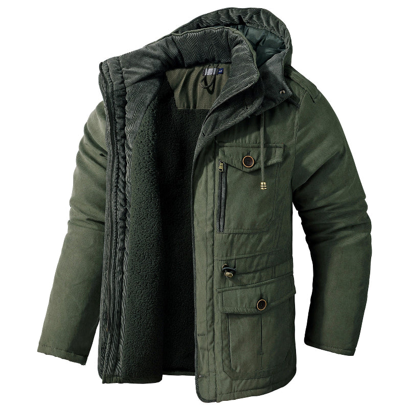 Jonquil | Reliable Fleece-Lined Hooded Jacket for Men