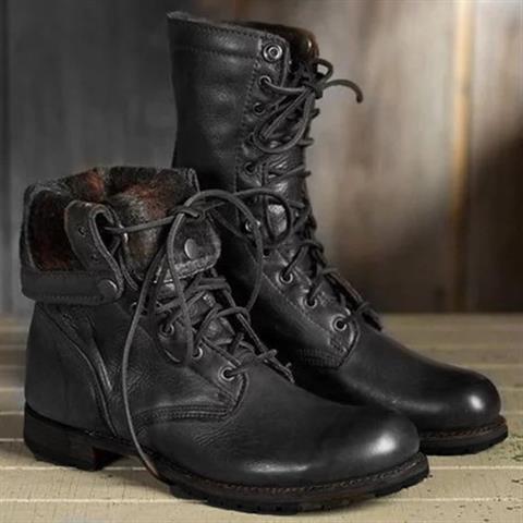Idalia | Bold Lace-Up Combat Boots
