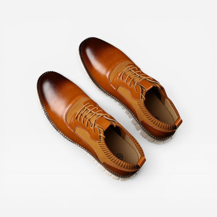 Chauncey | Smart Oxford Style Leather Trainers
