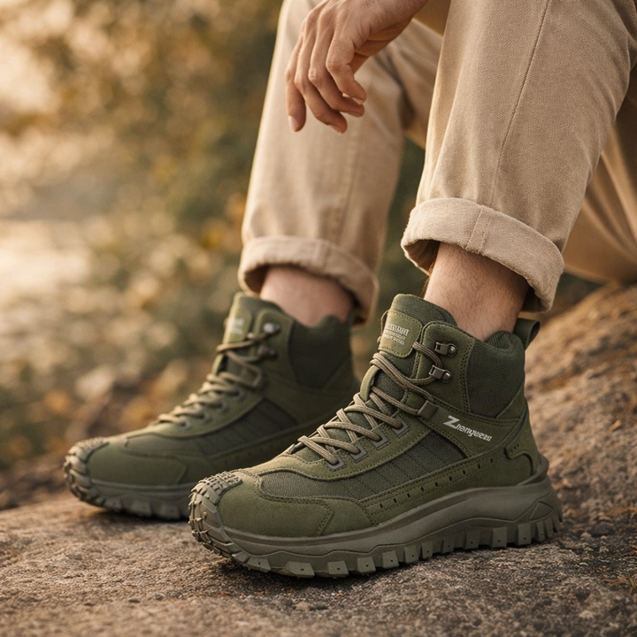 Blythe | Hardy Suede Hiking Boots for Men