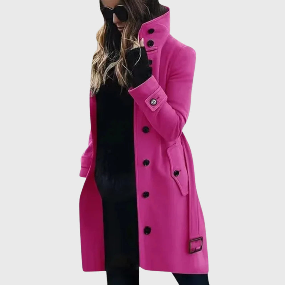 Danika | Classic Stand-Collar Trench Coat