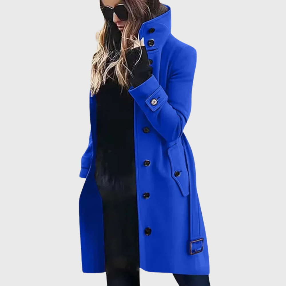 Danika | Classic Stand-Collar Trench Coat