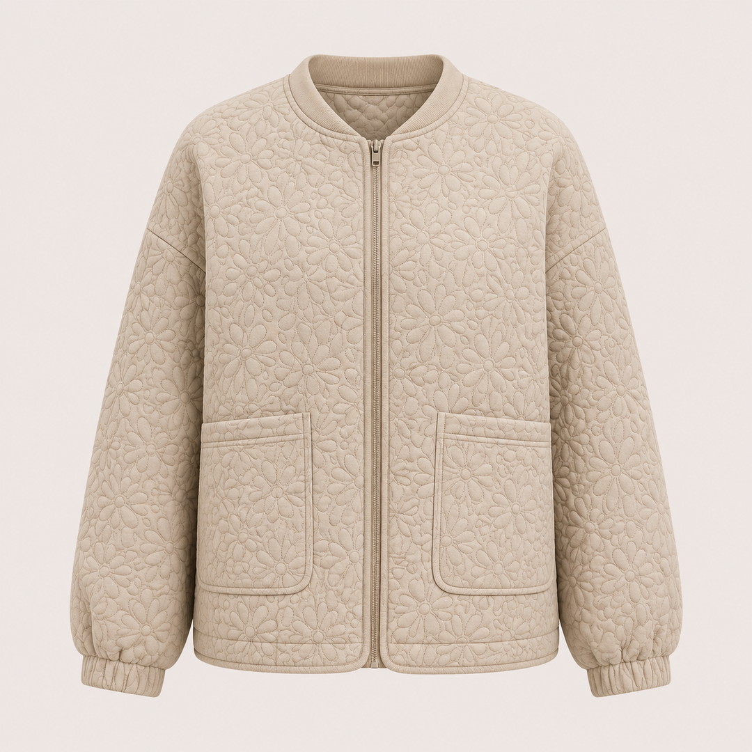 Poppy | Relaxed Quilted Zip Jacket Winter Coat