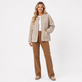 Poppy | Relaxed Quilted Zip Jacket Winter Coat