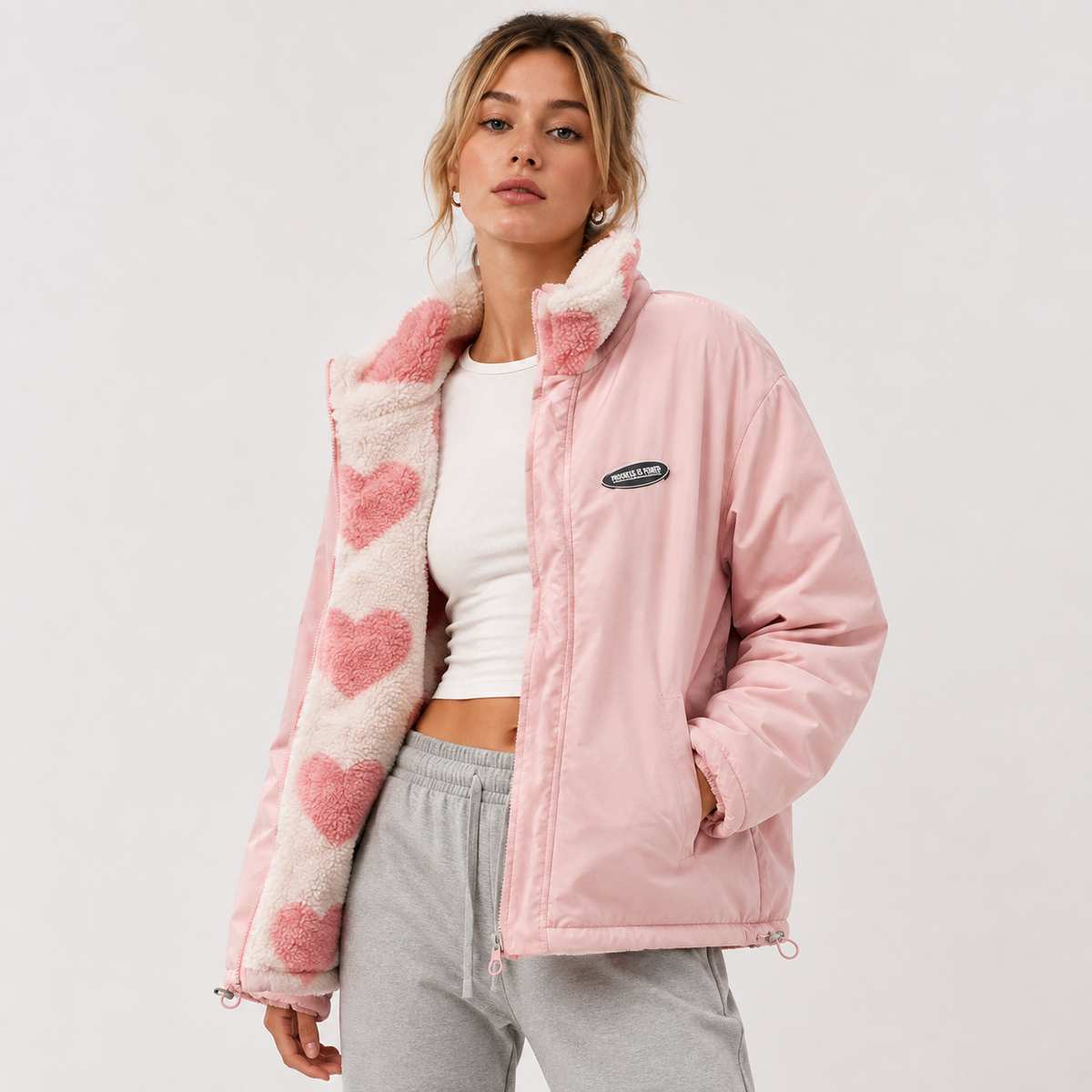 Rosie | Playful Cropped Faux Fur Jacket