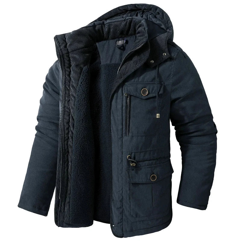 Jonquil | Reliable Fleece-Lined Hooded Jacket for Men