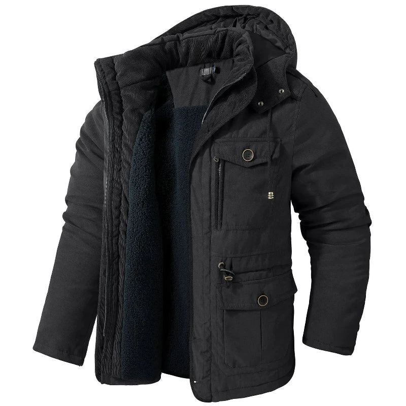 Jonquil | Reliable Fleece-Lined Hooded Jacket for Men
