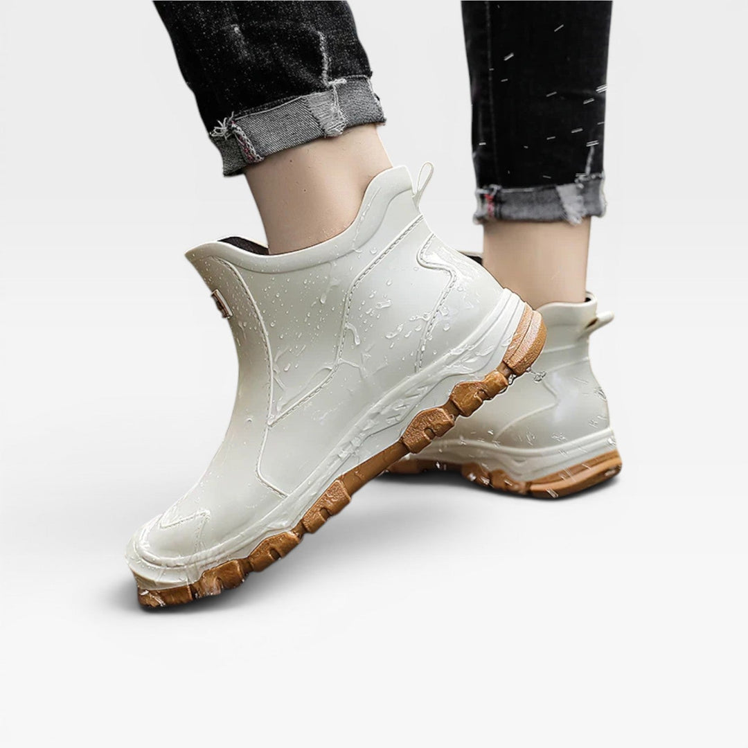 Arden | Bold Slip On Rugged Sole Ankle Boots