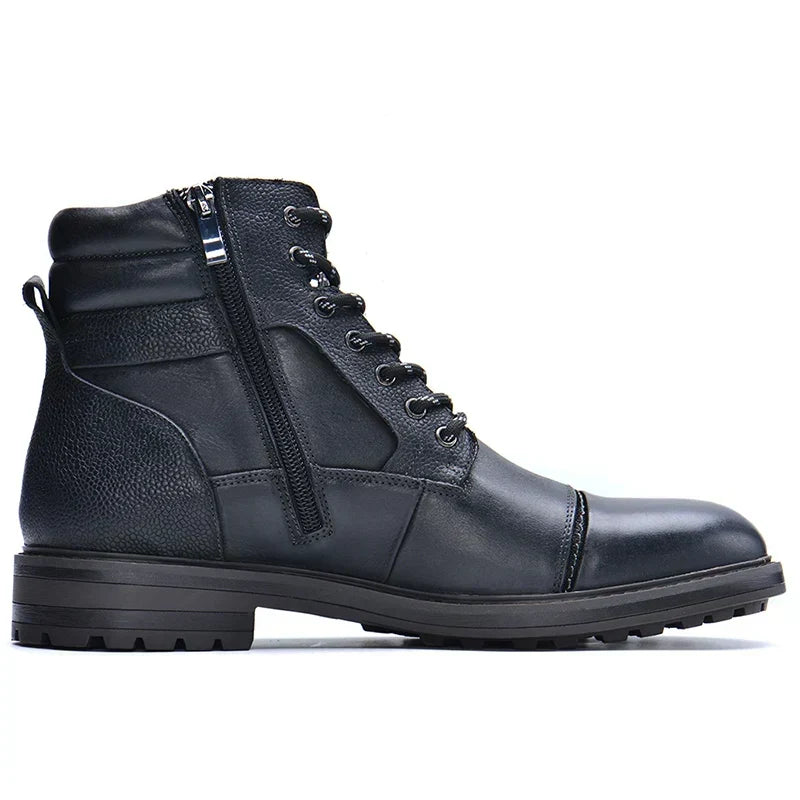 Prosper | Stylish Leather Boots Men Lace-Up
