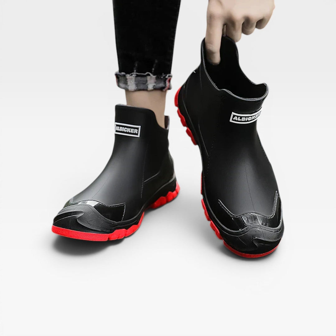 Arden | Bold Slip On Rugged Sole Ankle Boots
