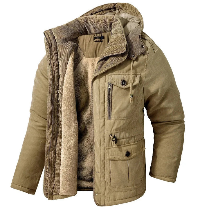 Jonquil | Reliable Fleece-Lined Hooded Jacket for Men