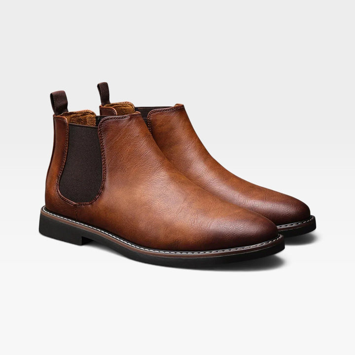 Beau | Timeless Leather Chelsea Ankle Boots