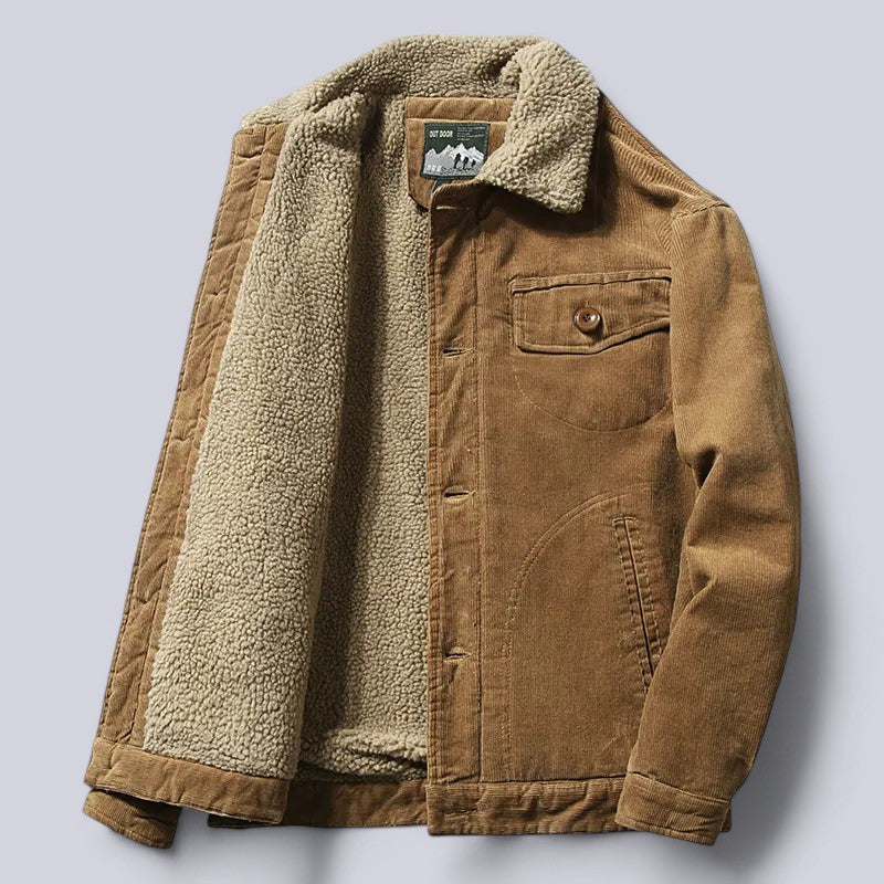 Grayson | Cozy Corduroy Jacket, Sherpa Lined for Men's Outerwear