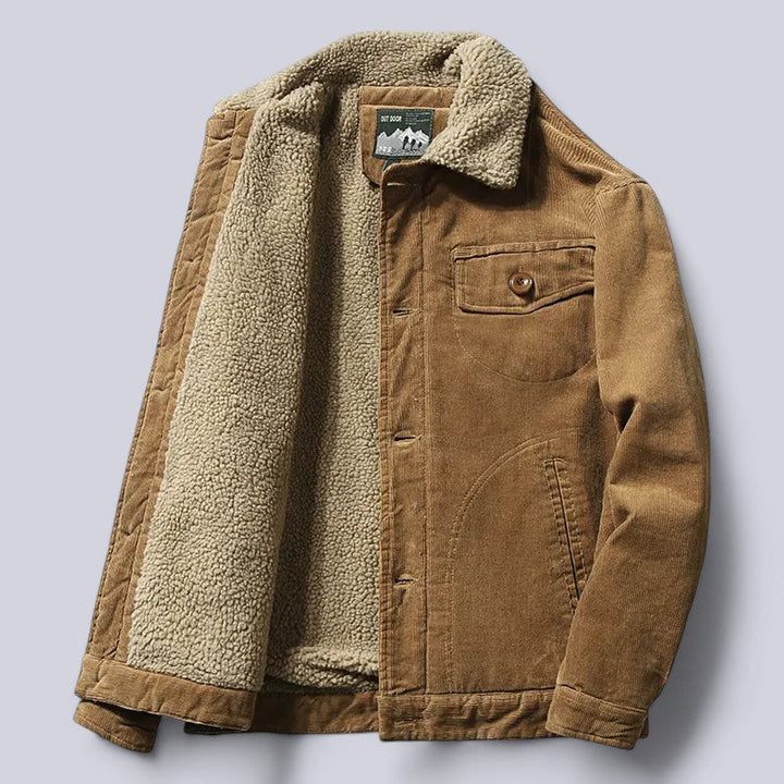 Grayson | Cozy Corduroy Jacket, Sherpa Lined for Men's Outerwear
