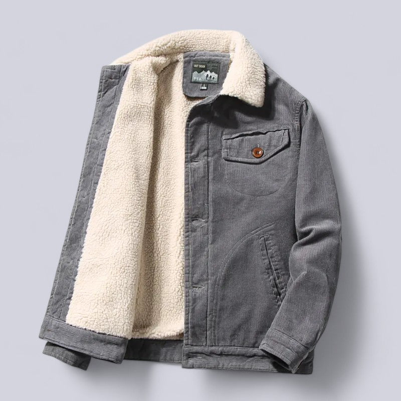 Grayson | Cozy Corduroy Jacket, Sherpa Lined for Men's Outerwear