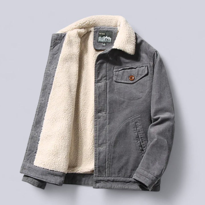 Grayson | Cozy Corduroy Jacket, Sherpa Lined for Men's Outerwear