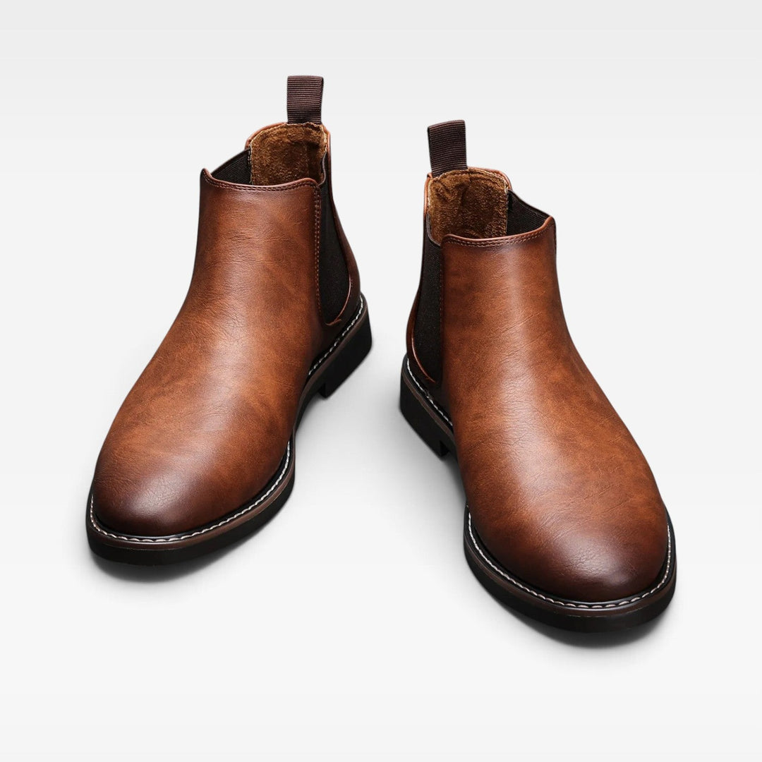 Beau | Timeless Leather Chelsea Ankle Boots