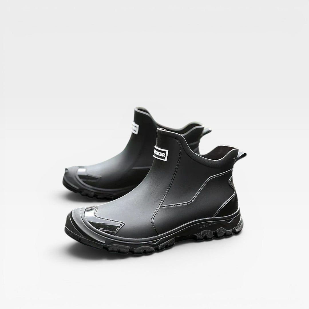 Arden | Bold Slip On Rugged Sole Ankle Boots