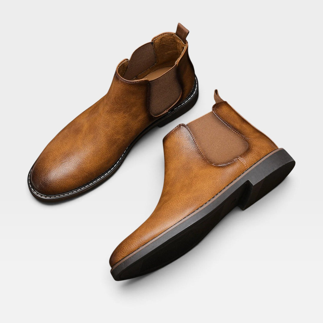 Beau | Timeless Leather Chelsea Ankle Boots