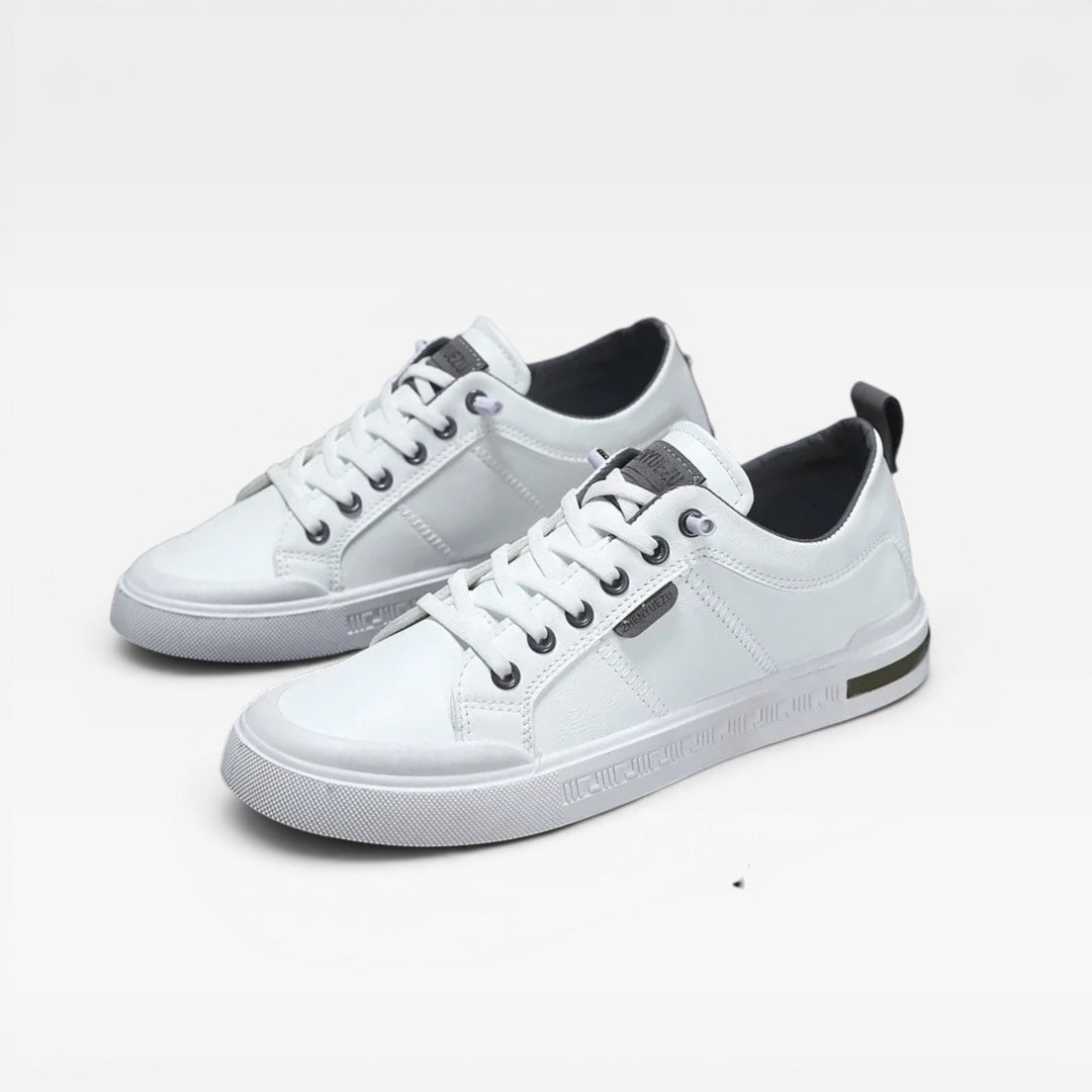 Delaney | Sharp Low-Top Lace-Up Court Trainers
