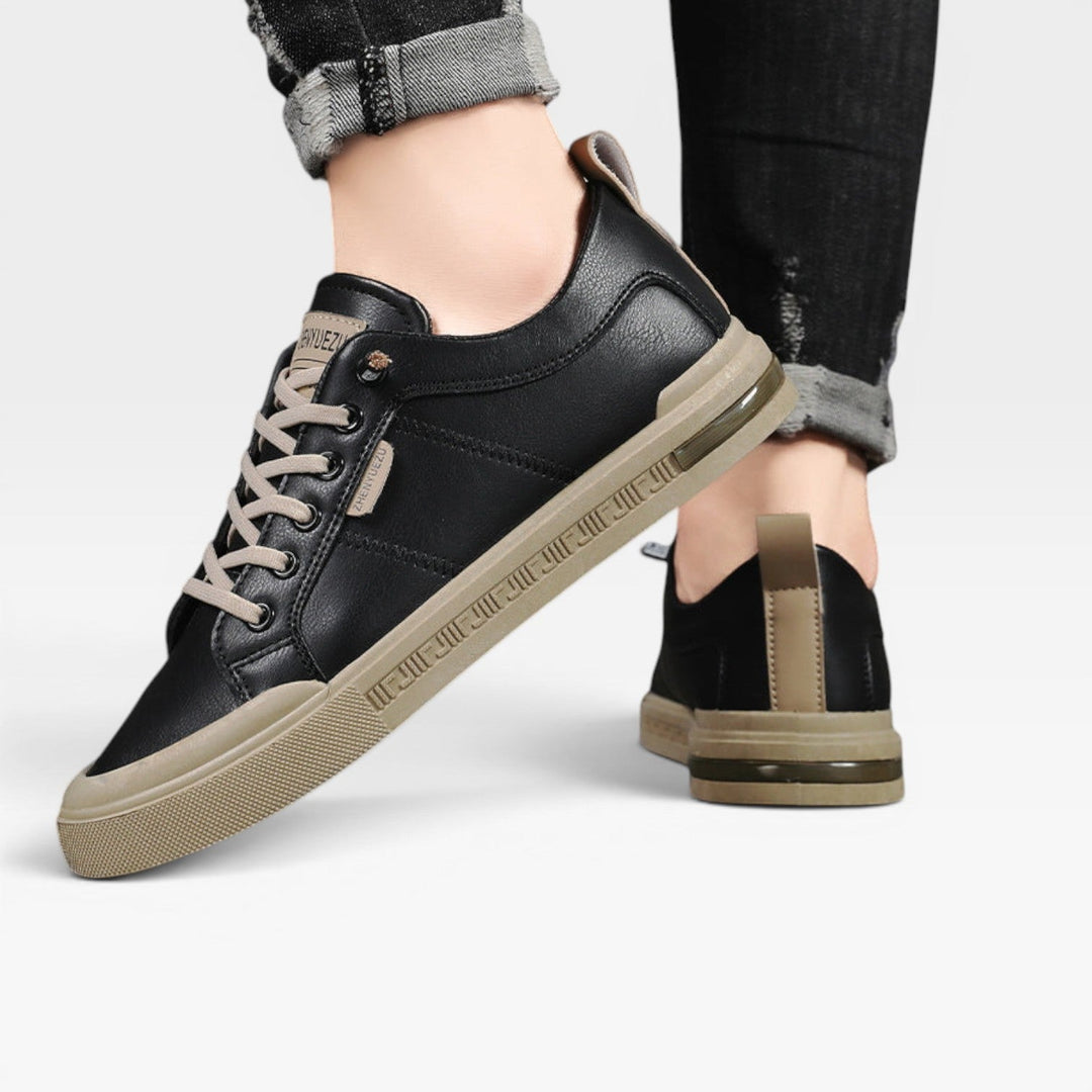 Delaney | Sharp Low-Top Lace-Up Court Trainers