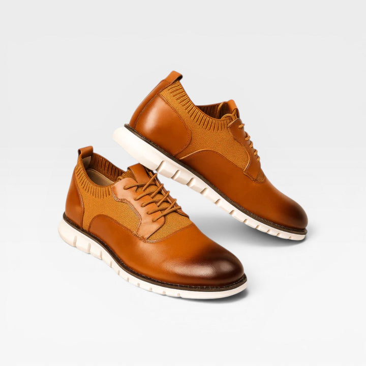 Chauncey | Smart Oxford Style Leather Trainers