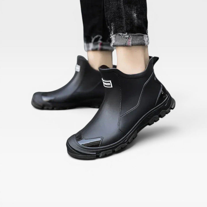 Arden | Bold Slip On Rugged Sole Ankle Boots