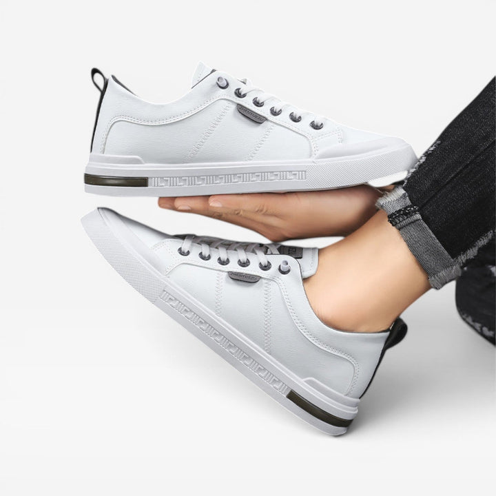 Delaney | Sharp Low-Top Lace-Up Court Trainers