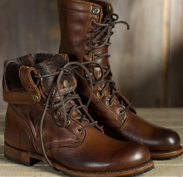 Idalia | Bold Lace-Up Combat Boots