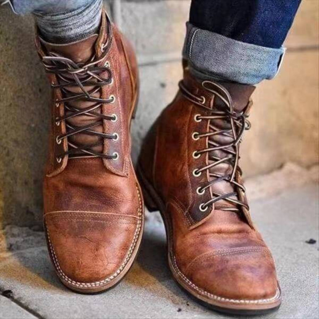 Galbraith | Timeless Mens Boots Leather Cap-Toe