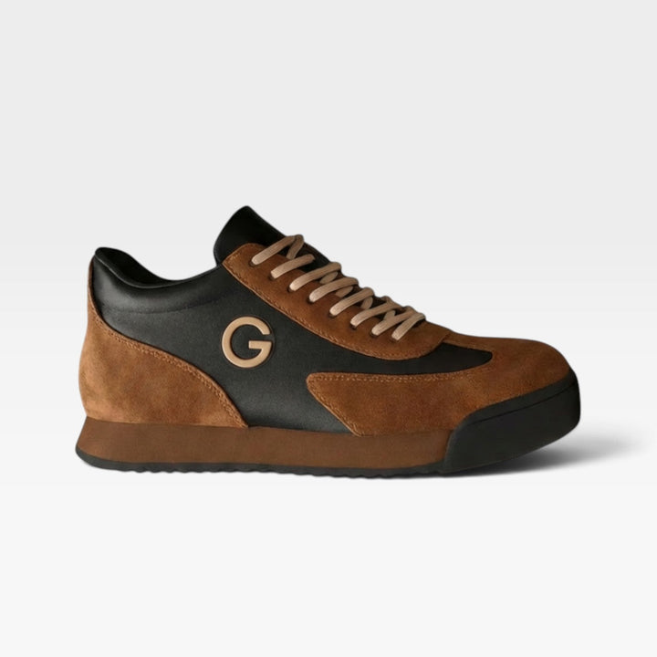 Draper | Retro Suede Leather Runner Trainers