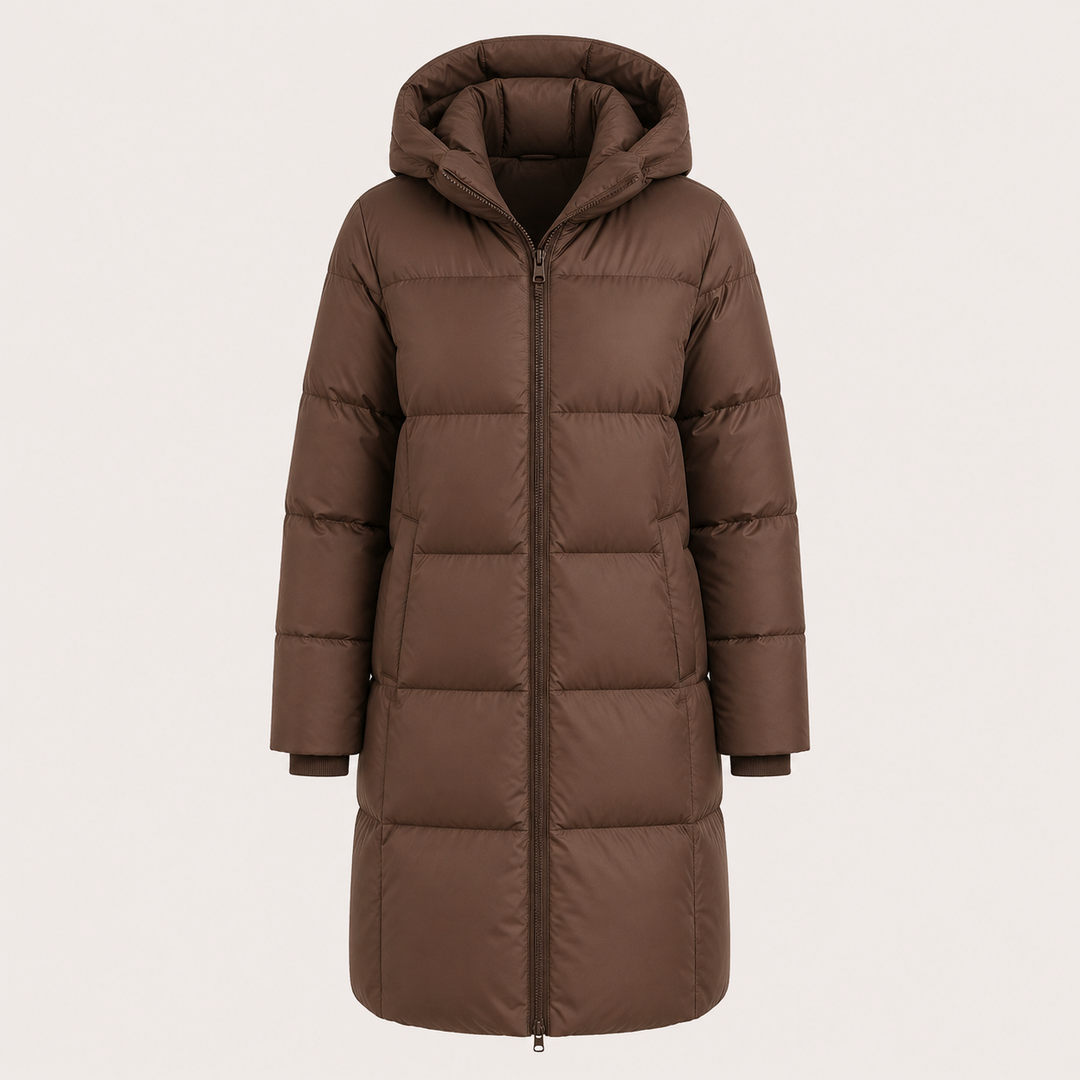 Clemence | Warm Hooded Puffer Winter Coat