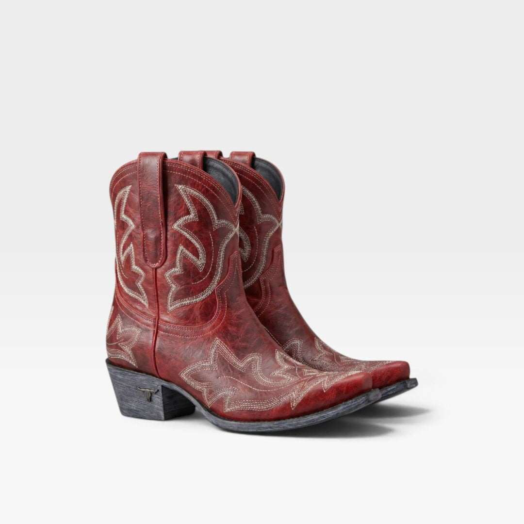 Rosalind | Bold Embroidered Cowboy Boots Women