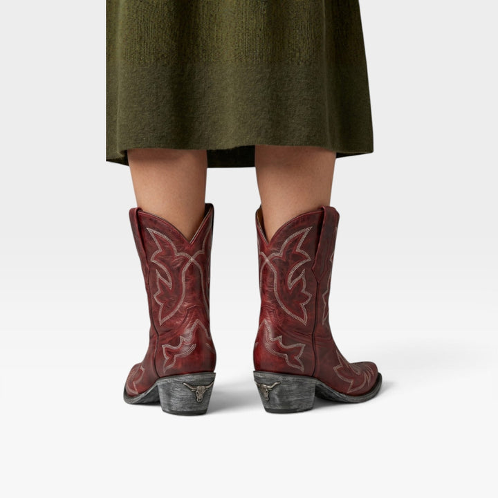 Rosalind | Bold Embroidered Cowboy Boots Women