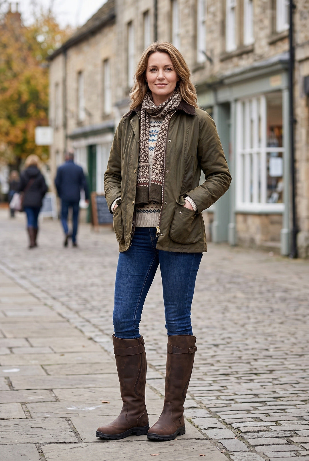 Ines | Classic Knee High Boots Buckle Strap