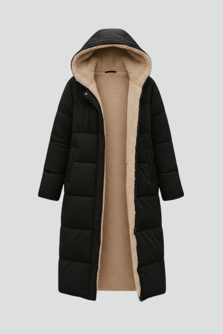 Elspeth | Cosy Longline Quilted Puffer Coat