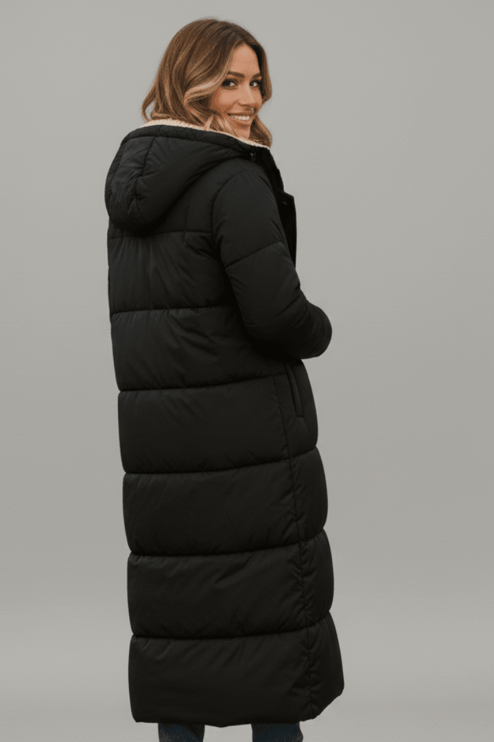 Elspeth | Cosy Longline Quilted Puffer Coat