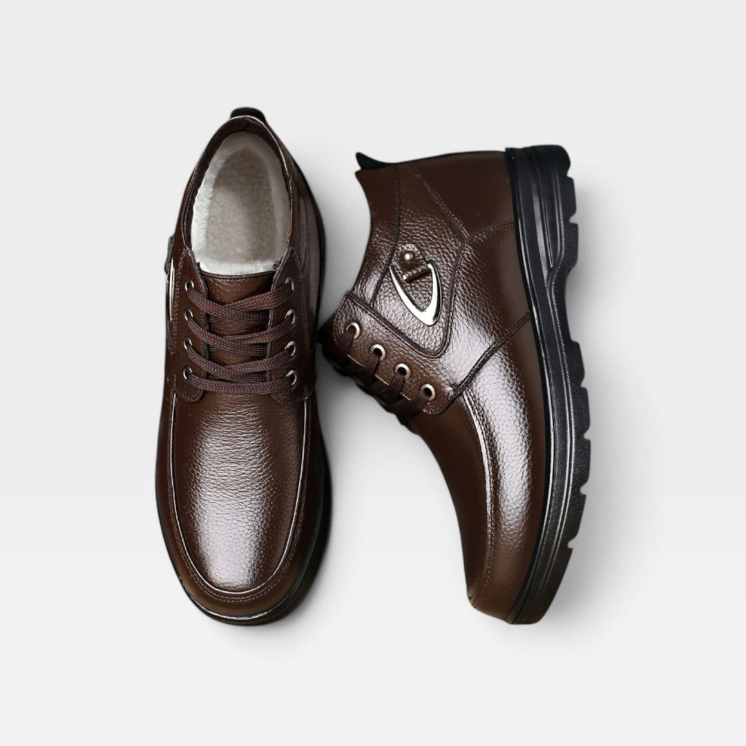 Baxter | Classic Leather Lace Up Ankle Boots
