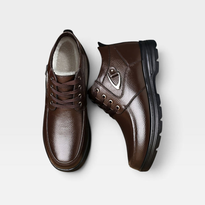 Baxter | Classic Leather Lace Up Ankle Boots