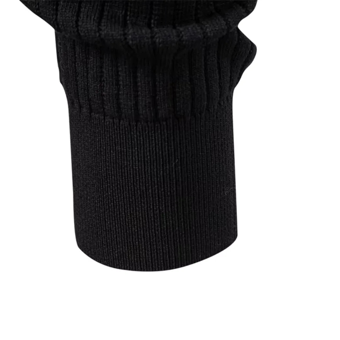 Nico | Fitted Round-Neck Jumper with Button Closure for Men
