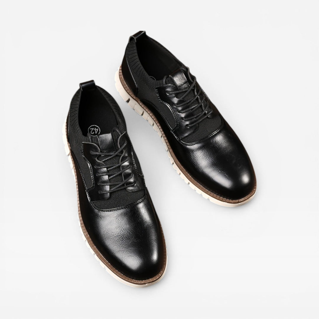 Chauncey | Smart Oxford Style Leather Trainers
