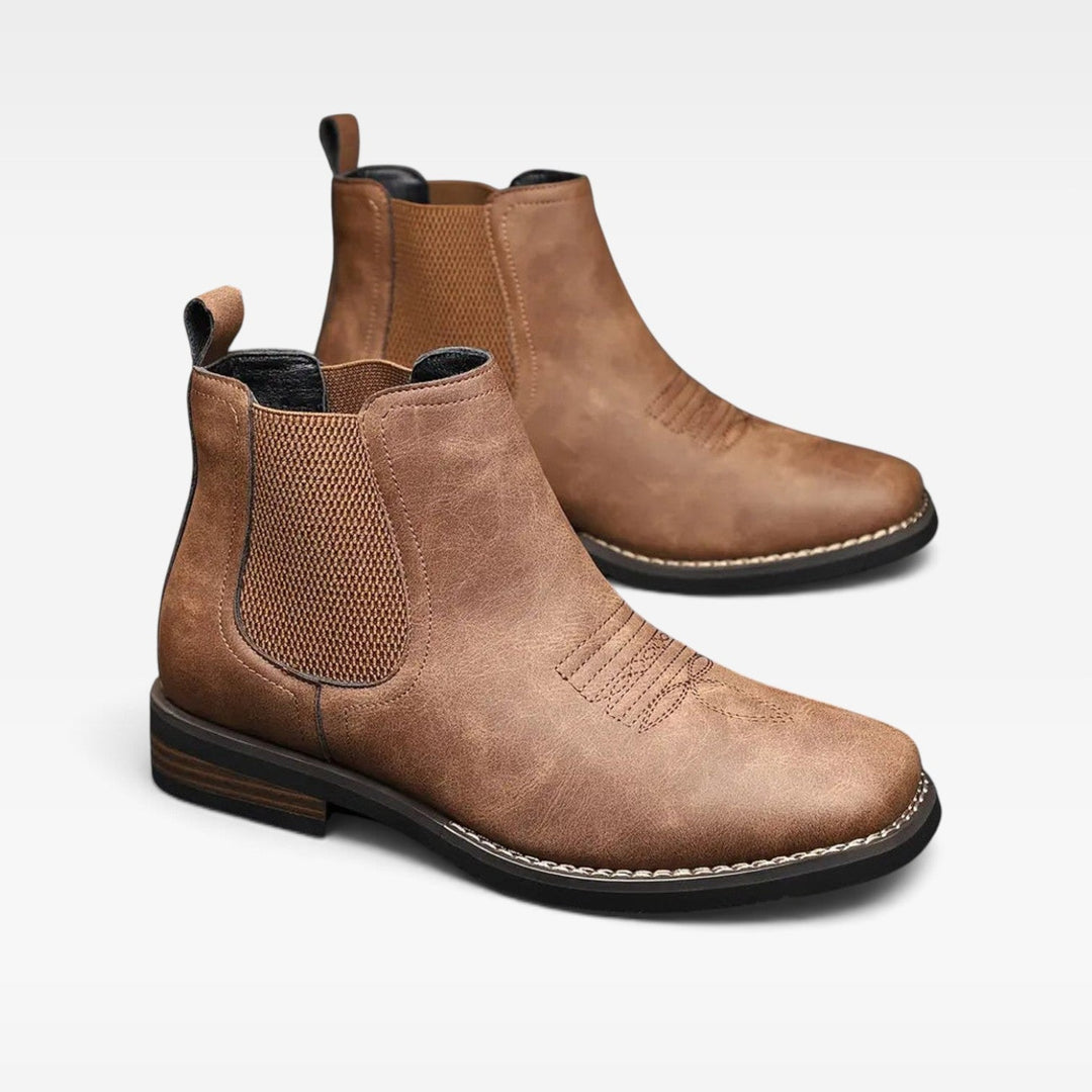 Leland | Classic Leather Chelsea Boots Men