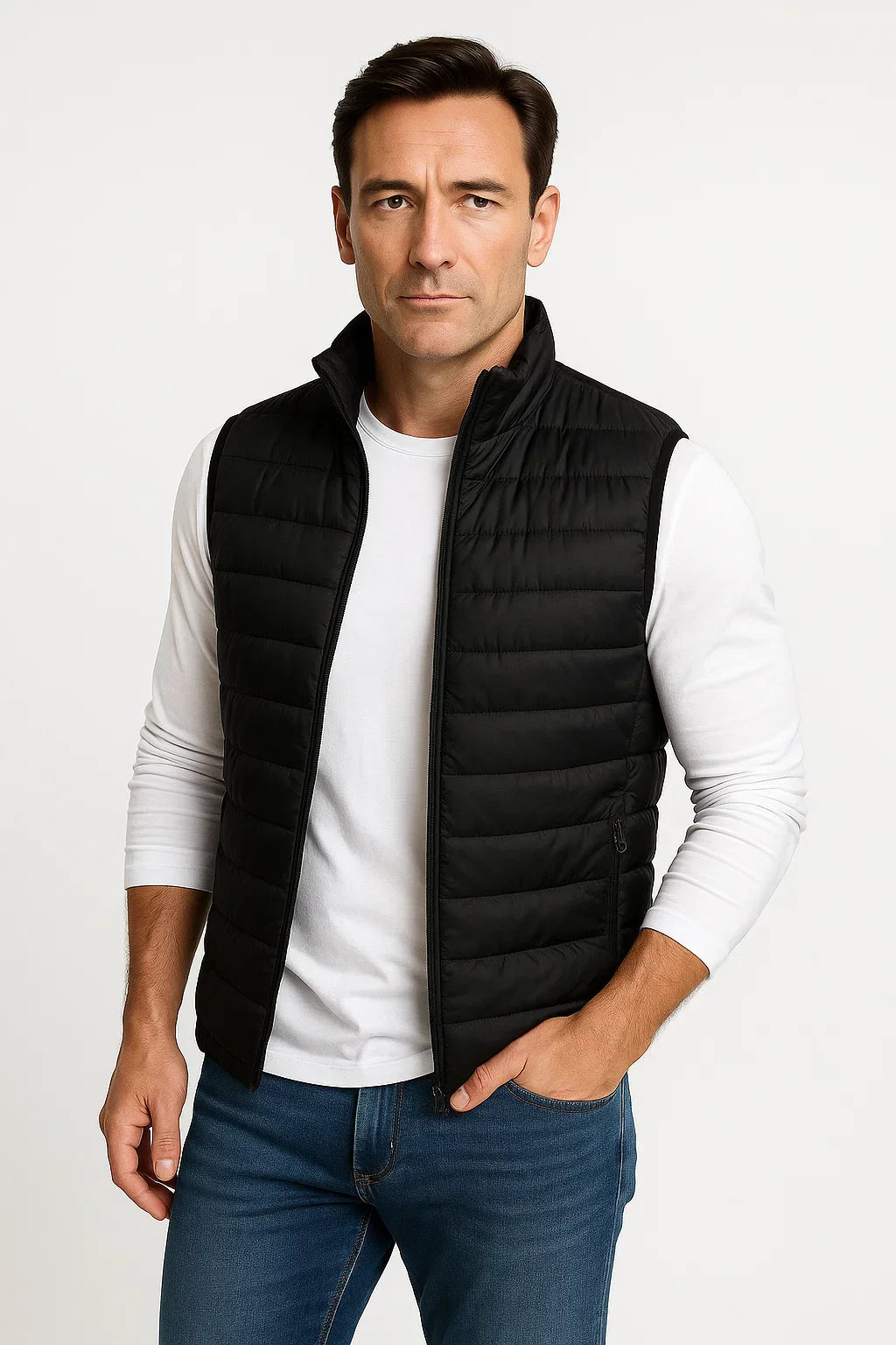 Kade | Cotton-Padded Puffer Gilet for Men