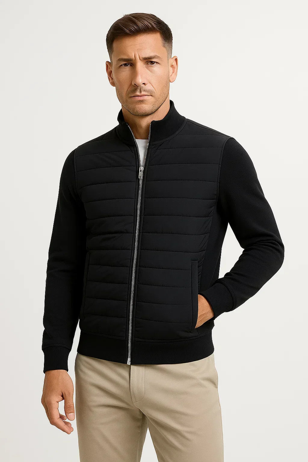 Corin | Warm Hybrid Quilted Jacket for Men