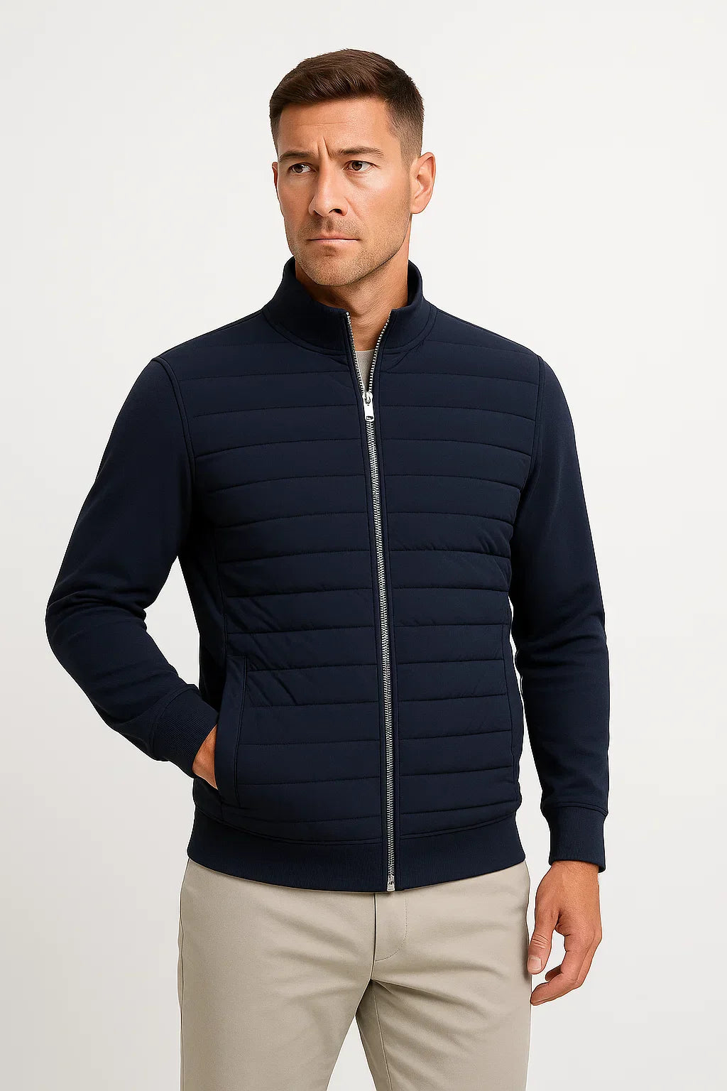 Corin | Warm Hybrid Quilted Jacket for Men