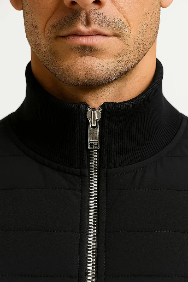 Jerome | Rugged Quilted Hybrid Mens Jacket